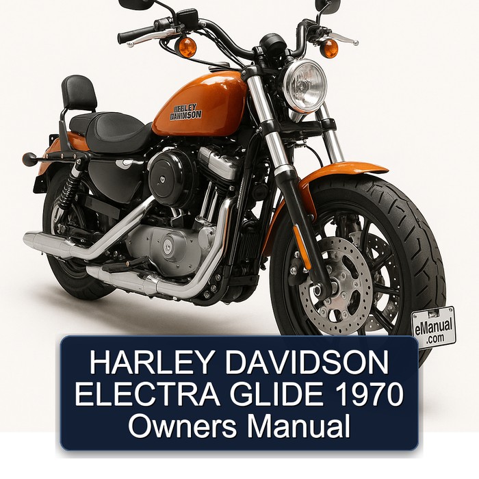 1970 Harley Davidson Model 125 Electra Glide Owners Owner's Manual PDF