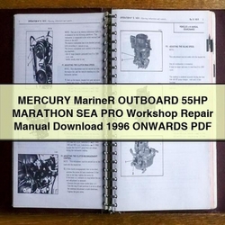 Mercury Marine 55 PS Marathon Sea Pro Werkstatt-Handbuch (ab 1996) PDF