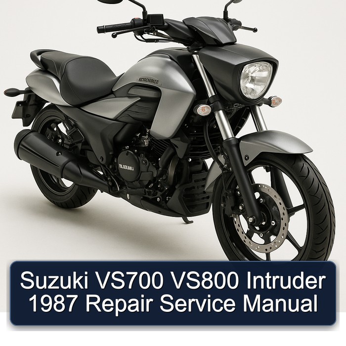 1987 Suzuki Intruder VS700 VS800 Service Repair Workshop Manual PDF