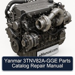 Yanmar BY Series 3tnv82a-gge Parts Catalog PDF