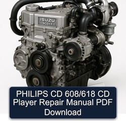 Isuzu 3 CD 1 T Philips 608/618 Player Service Repair Workshop Manual PDF