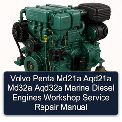 Volvo Penta MD21A AQD21A MD32A AQD32A Marine Diesel Engines Service Repair Workshop Manual PDF