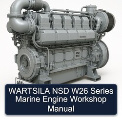 Wartsila NSD W26 Series Marine Engine Service Repair Workshop Manual PDF