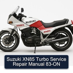 Suzuki XN85 Turbo 83-ON Service Repair Workshop Manual PDF