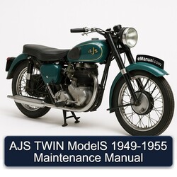 1955 Ajs Heavyweight Models Twin 1949 Service Repair Workshop Manual PDF
