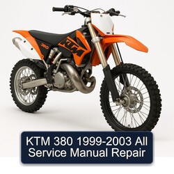 1999-2003 KTM 380 All Service Repair Workshop Manual PDF