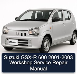 2001-2003 Suzuki GSX Series GSX-R 600 Service Repair Workshop Manual PDF