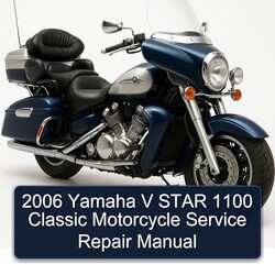 2006 Aprilia Classic Yamaha V Star 1100 Motorcycle Service Repair Workshop Manual PDF