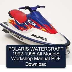 1992-1998 Polaris Watercraft - All Models Service Repair Workshop Manual PDF