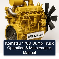 Komatsu 108 170D Dump Truck Operation Service Repair Workshop Manual PDF