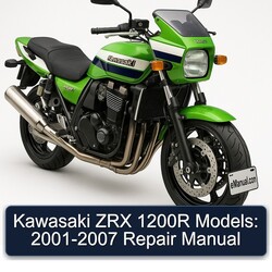 2001-2007 Kawasaki ZRX Models 1200R Models: Service Repair Workshop Manual PDF