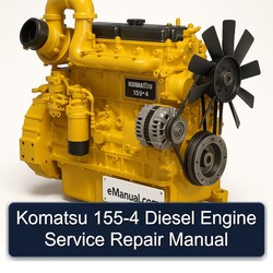 Komatsu 155 4 155-4 Diesel Engine Service Repair Workshop Manual PDF