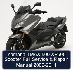 2009-2011 Baotian Yamaha Tmax 500 XP500 Scooter Service Repair Workshop Manual PDF