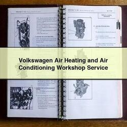 Volkswagen Air Heating Conditioning Service Repair Workshop Manual PDF