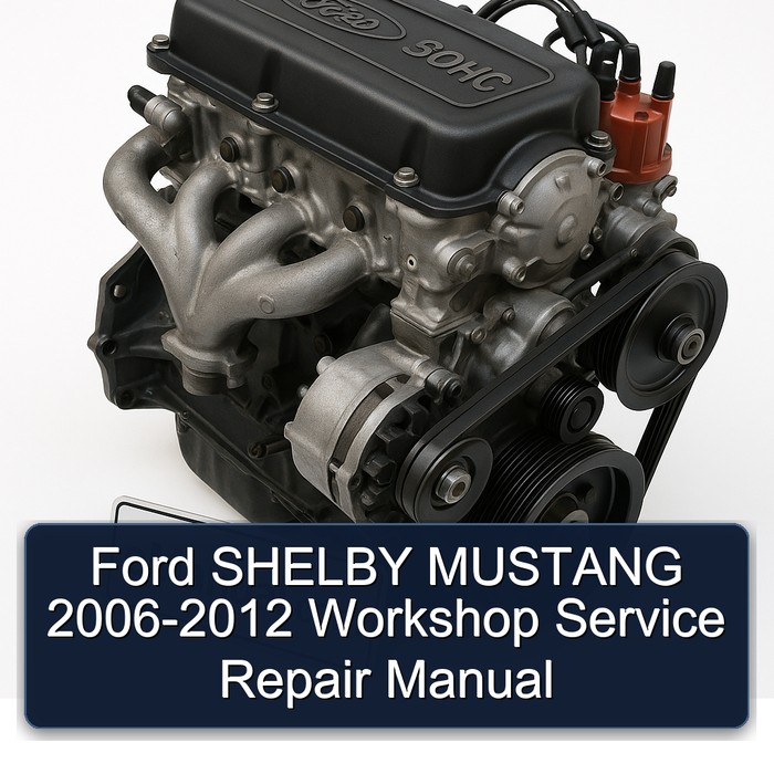 2006-2012 Ford SOHC Shelby Mustang Service Repair Workshop Manual PDF