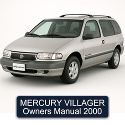 2000 Mercury Villager Owners Owner's Manual PDF