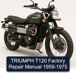 1959-1975 Triumph Scrambler T120 Service Repair Workshop Manual PDF