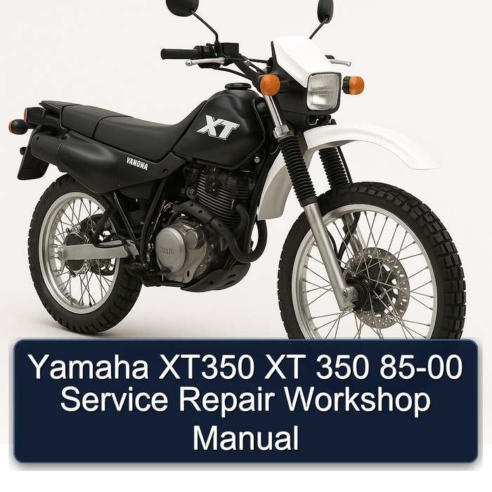 1985-2000 Yamaha XT Models XT350 350 Service Repair Workshop Manual PDF