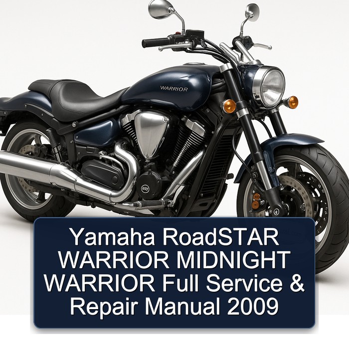 2009 Yamaha Warrior Roadstar Midnight Service Repair Workshop Manual PDF