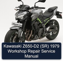 1979 Kawasaki Z Series Z650-D2 (SR) Service Repair Workshop Manual PDF