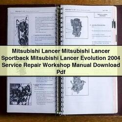 2004 Mitsubishi Lancer Sportback Evolution Service Repair Workshop Manual PDF