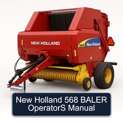 New Holland 568 Baler Operators Operator's Manual PDF