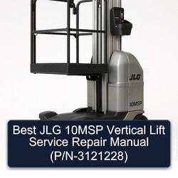 Best JLG 10MSP Vertical Lift (p/n-3121228) Service Repair Workshop Manual PDF