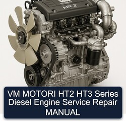 VM Motori HR 2 HT2 HT3 Series Diesel Engine Service Repair Workshop Manual PDF