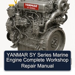 Yanmar SY Series Marine Engine Service Repair Workshop Manual PDF