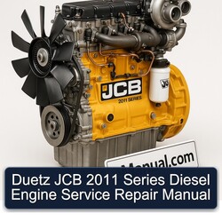 2011 Duetz JCB Series Diesel Engine Service Repair Workshop Manual PDF