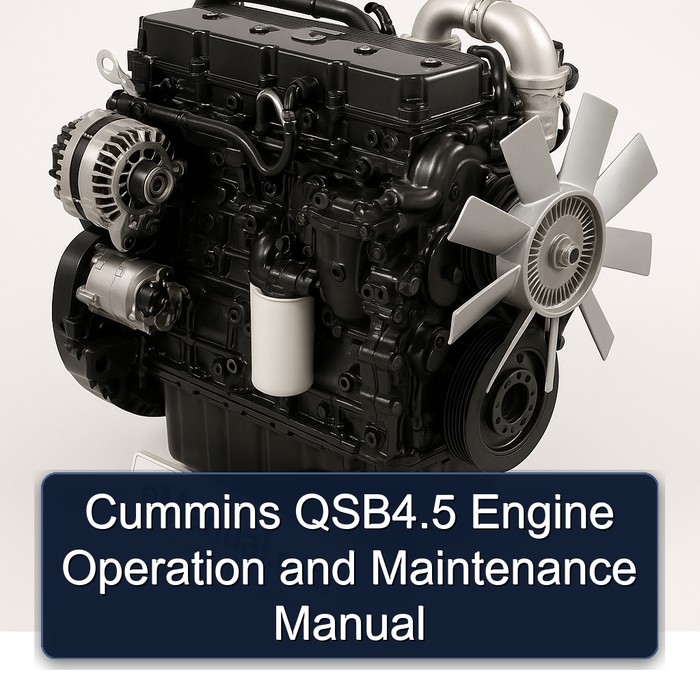 Cummins ISB / Isbe QSB Series Qsb4.5 Engine Operation Maintenance Service Repair Workshop Manual PDF