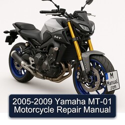 2005-2009 Yamaha MT Series MT-01 Motorcycle Service Repair Workshop Manual PDF