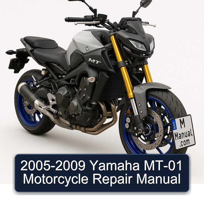 2005-2009 Yamaha MT Series MT-01 Motorcycle Service Repair Workshop Manual PDF