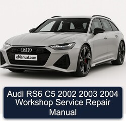 2002-2004 Audi RS6 C5 Service Repair Workshop Manual PDF