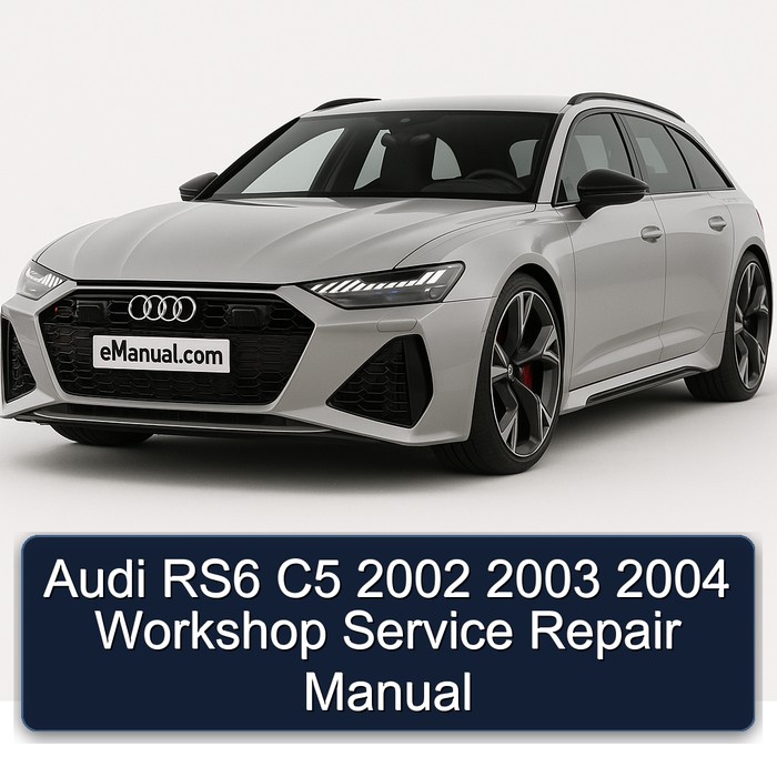 2002-2004 Audi RS6 C5 Service Repair Workshop Manual PDF