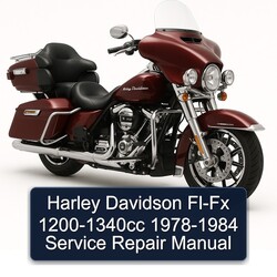 1978-1984 Harley Davidson Model 125 FL-FX 1200-1340cc Service Repair Workshop Manual PDF