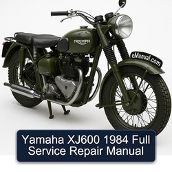 1984 Triumph TRW Yamaha XJ600 Service Repair Workshop Manual PDF