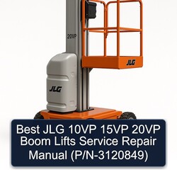 Best JLG 10VP 15VP 20VP Boom Lifts (p/n-3120849) Service Repair Workshop Manual PDF
