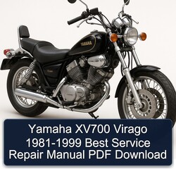 1981-1999 Yamaha Virago XV700 - Best Service Repair Workshop Manual PDF