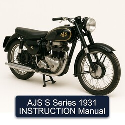 Ajs S Series 1931 Instruction Service Repair Workshop Manual PDF