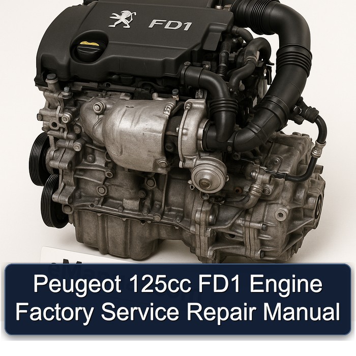 Peugeot 125CC FD1 Engine Service Repair Workshop Manual PDF
