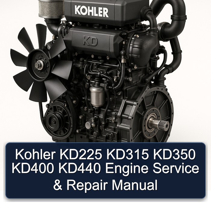 Kohler KD Series KD225 KD315 KD350 KD400 KD440 Engine Service Repair Workshop Manual PDF