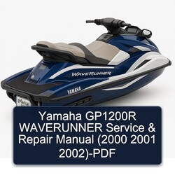2000-2002 Yamaha GP1200R Waverunner Service Repair Workshop Manual PDF