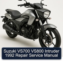 1992 Suzuki Intruder VS700 VS800 Service Repair Workshop Manual PDF