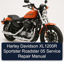 Harley Davidson Sportster XL1200R Roadster 05 Service Repair Workshop Manual PDF
