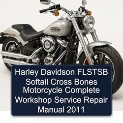 2011 Harley Davidson Softail Flstsb Cross Bones Motorcycle Service Repair Workshop Manual PDF