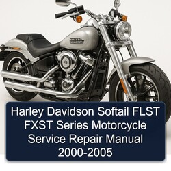 2000-2005 Harley Davidson Softail Flst Fxst Series Motorcycle Service Repair Workshop Manual PDF