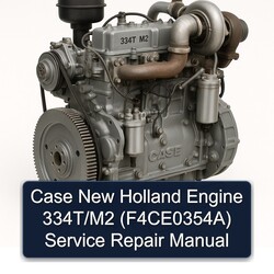 Case New Holland Engine 334t/m2 (F4CE0354A) Service Repair Workshop Manual PDF