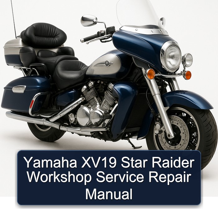Yamaha Royal Star Venture XV19 Raider Service Repair Workshop Manual PDF