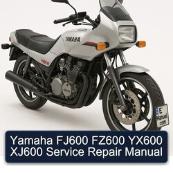 Yamaha YX600 FJ600 FZ600 XJ600 Service Repair Workshop Manual PDF